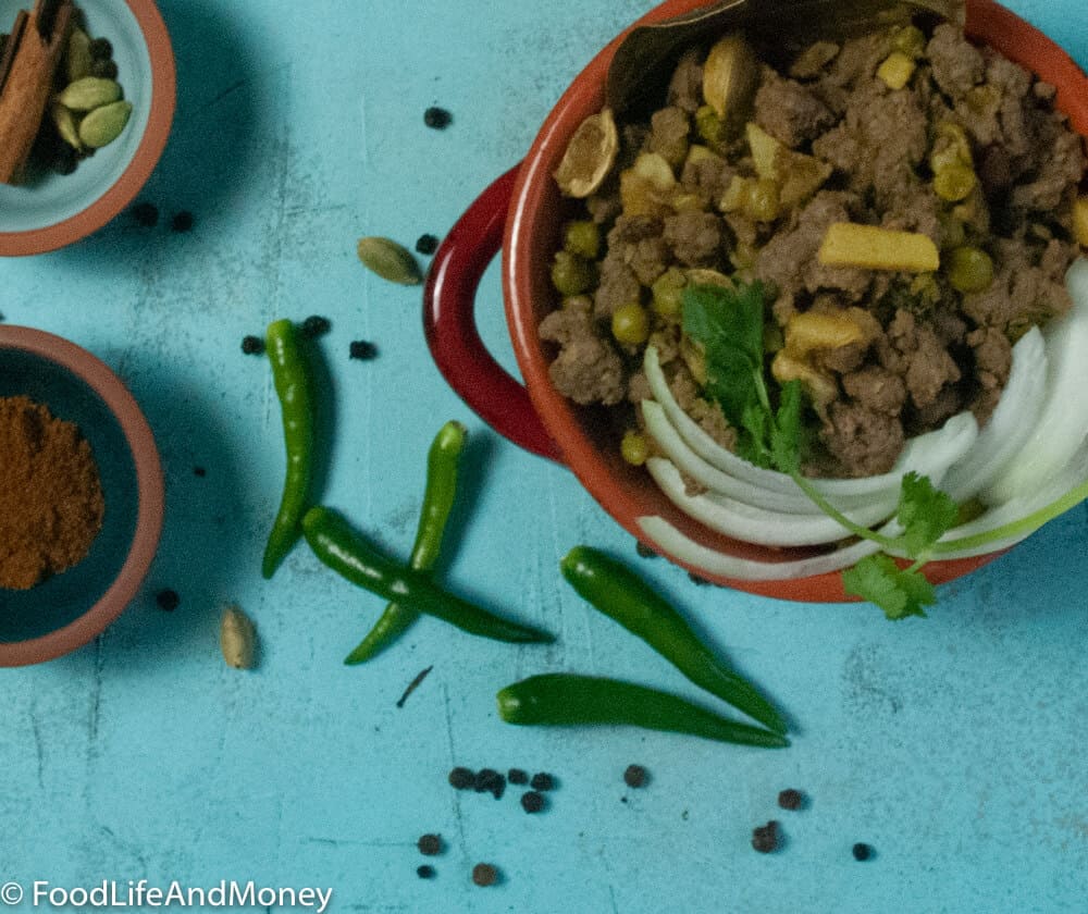 Ground lamb or Lamb keema recipe FoodLifeAndMoney
