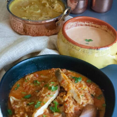 Pomfret fish curry